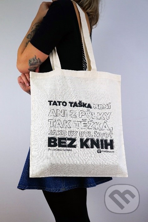 Plátěná taška s nápisem z Martinus.cz
