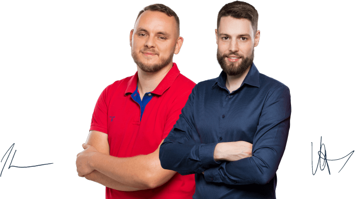 Jiří Komár a Radim Vašíček