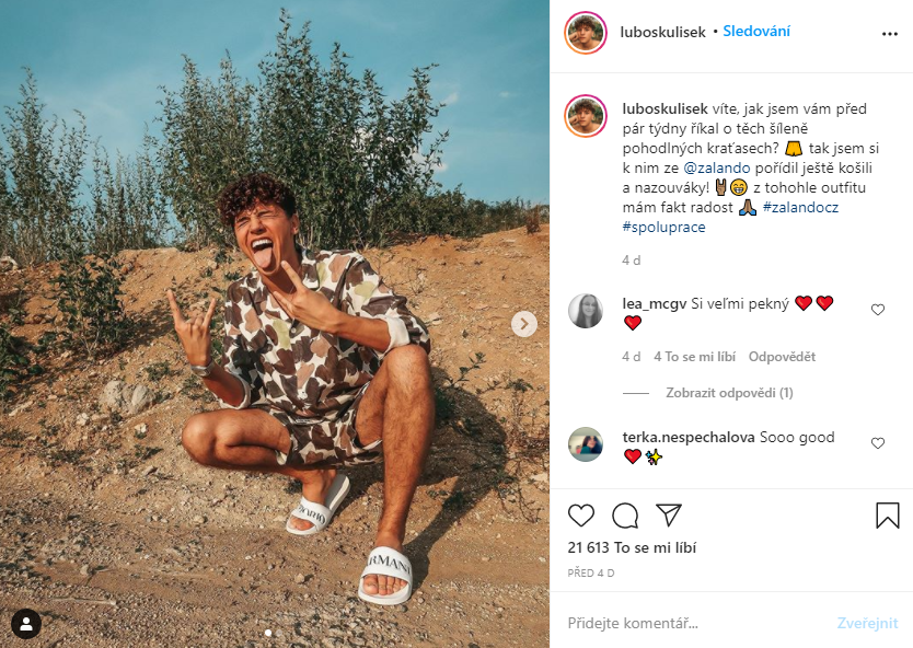 Influencer luboskulisek
