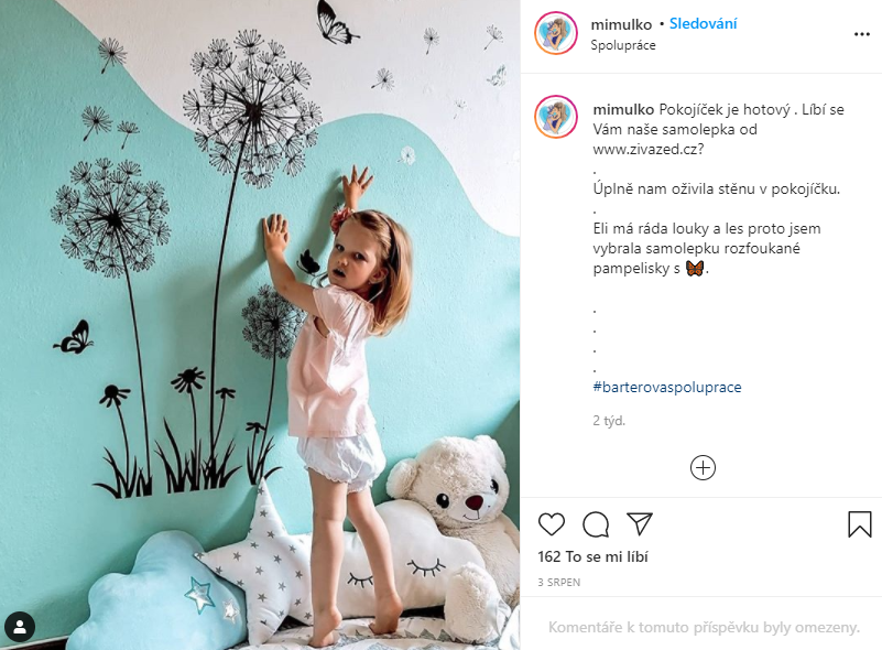 Influencer mimulko