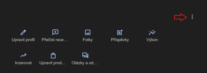 Nastavení firemního profilu