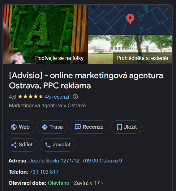 Firemní profil [Advisio]