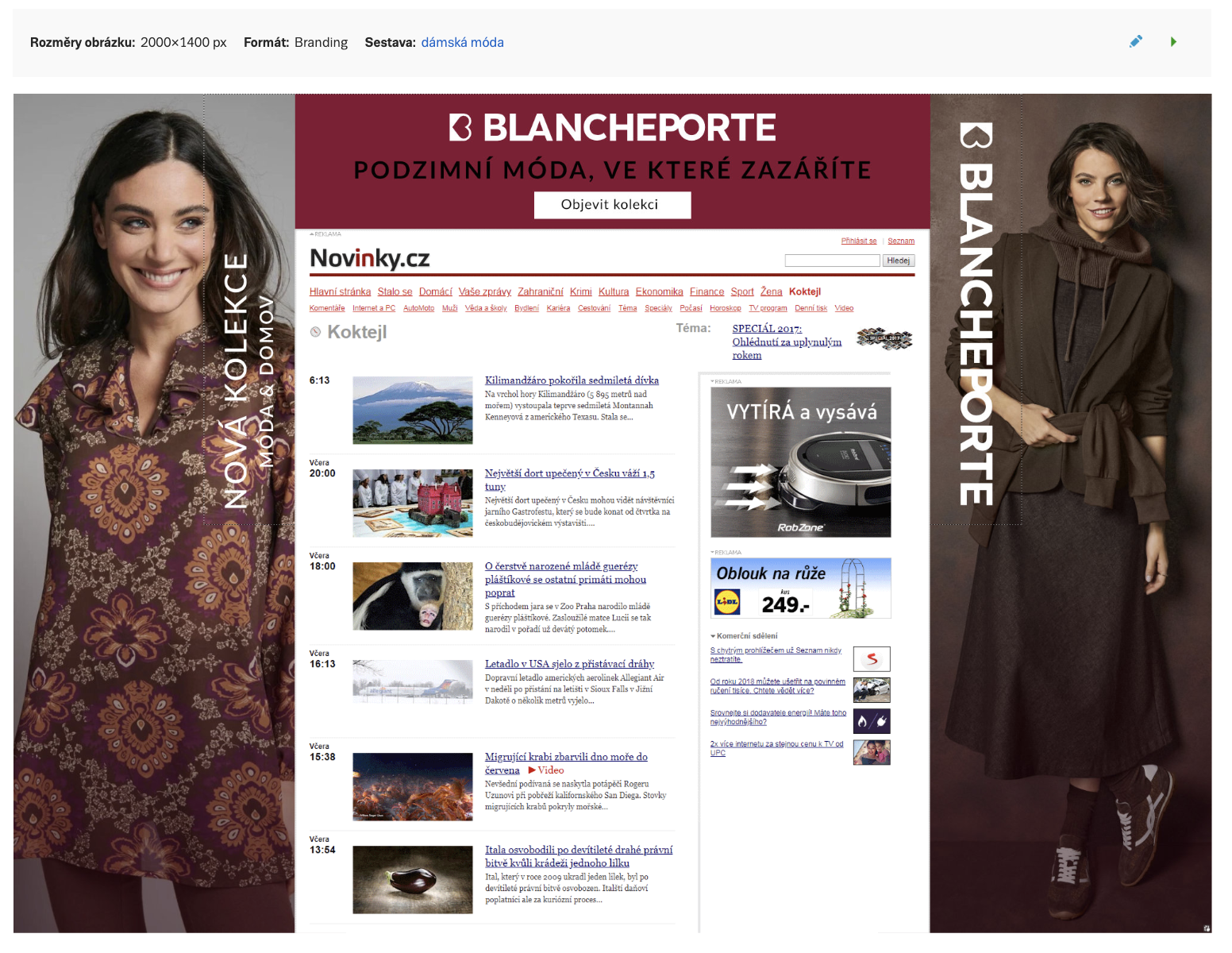 Blancheporte reklama